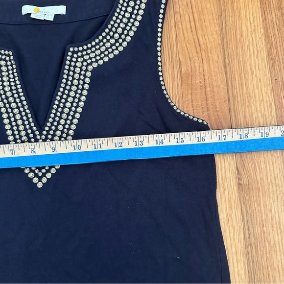 Boden Sleeveless Blouse blue casual look Size 6 (n3) - Picture 5 of 8